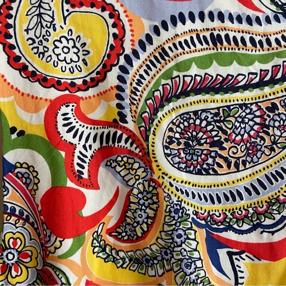 Tommy Hilfiger Colourful Paisley 100% Cotton Dress Women’s Size 10 - Picture 10 of 12